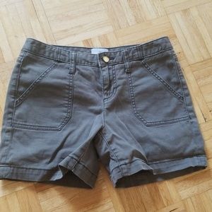 CASLON army green shorts